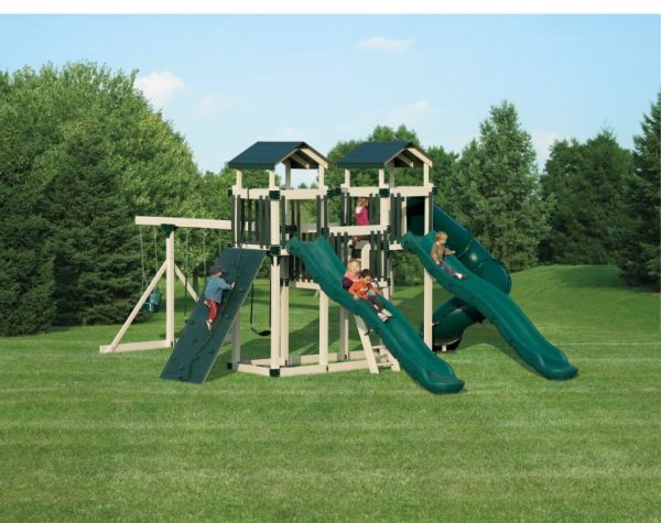 Fantasy Fortress Swing Set Package #F412-3