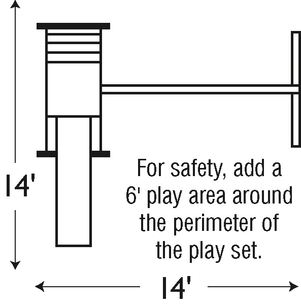 Frolic Zone Swing Set Package #FA33-2 diagram