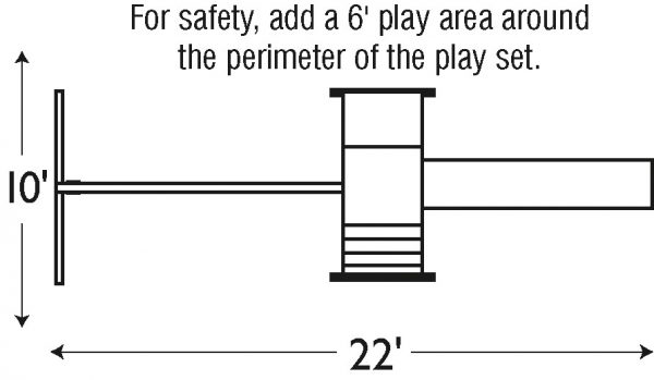 Frolic Zone Swing Set Package #FA33-7 diagram